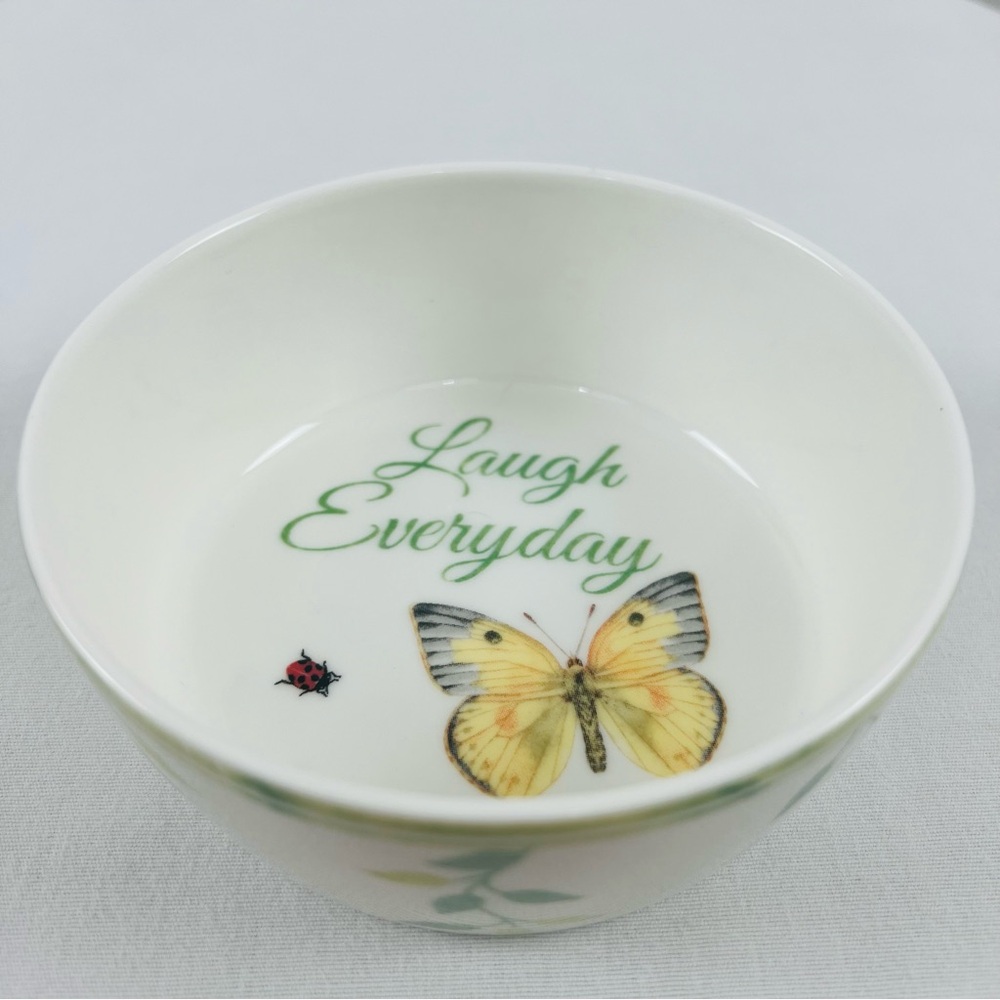 Lenox Discounted Butterfly Meadow Small Bowl Freezer/Microwave/Dishwasher Safe